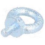 Surub M12, otel, 20mm, cap tip ochi, DROMET, SZU12