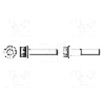 Surub M12, oţel, lungime 35mm, cap rotund, cap zimţuit, pas filet 1.75, BOSSARD - 1166646