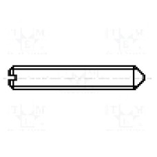 Surub M1,6, otel inoxidabil A1, lungime 3mm, fara cap, pas filet 0.35, BOSSARD - 3646518