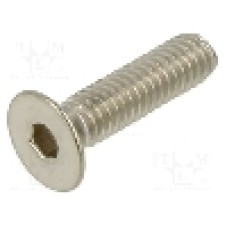 Surub M2,5, Oţel rezistent la acizi A4, lungime 10mm, ingropat, pas filet 0.45, BOSSARD - 1099949