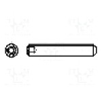 Surub M2,5, Oţel rezistent la acizi A4, lungime 8mm, fara cap, pas filet 0.45, BOSSARD - 1178938