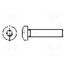 Surub M2, otel inoxidabil A2, 3mm, cap buton, BOSSARD, M2X3/BN5687 ISO14583 Surub M2, otel inoxidabil A2, 3mm, cap buton, BOSSARD, M2X3/BN5687 ISO14583