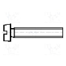 Surub M2, otel inoxidabil A2, 8mm, cap rotund, BOSSARD, 1243810