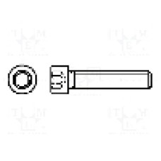 Surub M2, otel inoxidabil A2, lungime 10mm, cap rotund, pas filet 0.4, BOSSARD - 1420593