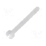 Surub M2, poliamida, 20mm, cap rotund, BOSSARD, 3657379