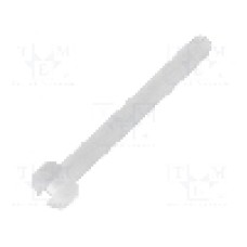 Surub M2, poliamida, 20mm, cap rotund, BOSSARD, 3657379