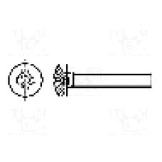 Surub M3,5, otel, 6mm, cap rotund, BOSSARD, 1154370 Surub M3,5, otel, 6mm, cap rotund, BOSSARD, 1154370