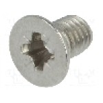 Surub M3, otel rezistent la acizi A4, 5mm, cap ingropat, BOSSARD, 1544187