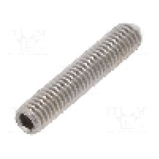 Surub M3, Oţel rezistent la acizi A4, lungime 16mm, fara cap, pas filet {{Pas filet}}, BOSSARD - 5815820