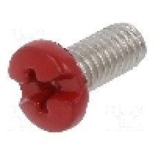 Surub M3, alama, lungime 6mm, cap rotund, pas filet 0.5, KEYSTONE - 9191-2