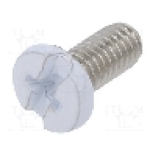 Surub M3, alama, lungime 6mm, cap rotund, pas filet 0.5, KEYSTONE - 9191-4