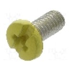 Surub M3, alama, lungime 6mm, cap rotund, pas filet 0.5, KEYSTONE - 9191-7