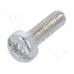 Surub M3, otel, 10mm, cap rotund, BOSSARD, 3370233