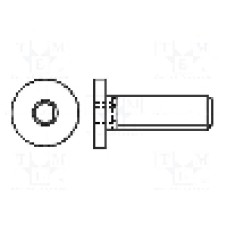 Surub M3, otel, 10mm, cap rotund, BOSSARD, 3555984 Surub M3, otel, 10mm, cap rotund, BOSSARD, 3555984