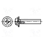 Surub M3, otel, 16mm, cap buton, BOSSARD, M3X16/BN4825 Surub M3, otel, 16mm, cap buton, BOSSARD, M3X16/BN4825