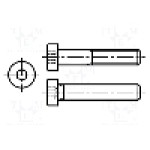 Surub M3, otel, 25mm, cap rotund, BOSSARD, 3646127 Surub M3, otel, 25mm, cap rotund, BOSSARD, 3646127