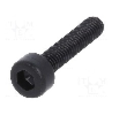 Surub M3, oţel, lungime 14mm, cap rotund, pas filet 0.5, BOSSARD - 1000063