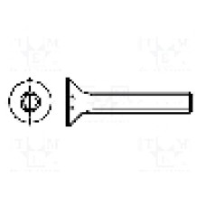 Surub M3, oţel, lungime 5mm, ingropat, pas filet {{Pas filet}}, BOSSARD - 3271472