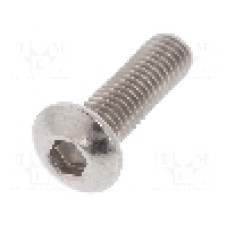 Surub M3, otel inoxidabil A2, 10mm, cap buton, BOSSARD, 1348728 Surub M3, otel inoxidabil A2, 10mm, cap buton, BOSSARD, 1348728