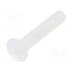 Surub M3, poliamida, lungime 16mm, ingropat, pas filet 0.5, DREMEC - 8G203M3X16 Surub M3, poliamida, lungime 16mm, ingropat, pas filet 0.5, DREMEC - 8G203M3X16