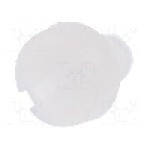 Surub M3, poliamida, lungime 4mm, cap rotund, pas filet 0.5, DREMEC - 8G201M3X04