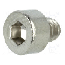 Surub M4, 4mm, otel inoxidabil A2, pas filet 0,7, KRAFTBERG - M4X4/D912-A2