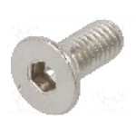 Surub M4, otel rezistent la acizi A4, 10mm, cap ingropat, BOSSARD, 3807416 Surub M4, otel rezistent la acizi A4, 10mm, cap ingropat, BOSSARD, 3807416