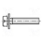 Surub M4, otel, 16mm, cap rotund, BOSSARD, 1149660 Surub M4, otel, 16mm, cap rotund, BOSSARD, 1149660