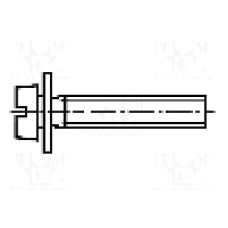 Surub M4, otel, 16mm, cap rotund, BOSSARD, 1149660 Surub M4, otel, 16mm, cap rotund, BOSSARD, 1149660