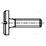 Surub M4, otel, 16mm, cap rotund, BOSSARD, 1366955