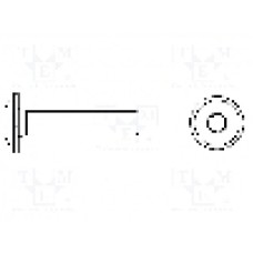 Surub M4, otel inoxidabil A2, 5mm, cap buton, KRAFTBERG, K4X5/ISO7380-2-A2