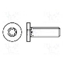 Surub M4, otel inoxidabil A2, 8mm, cap rotund, BOSSARD, 3233666 Surub M4, otel inoxidabil A2, 8mm, cap rotund, BOSSARD, 3233666