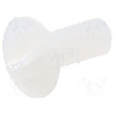 Surub M4, poliamida, lungime 10mm, ingropat, pas filet 0.7, DREMEC - 8G203M4X10