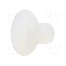 Surub M4, poliamida, lungime 6mm, ingropat, pas filet 0.7, DREMEC - 8G202M4X06