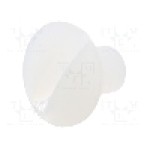 Surub M4, poliamida, lungime 6mm, ingropat, pas filet 0.7, DREMEC - 8G203M4X06