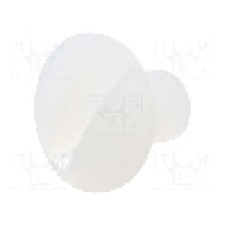 Surub M4, poliamida, lungime 6mm, ingropat, pas filet 0.7, DREMEC - 8G203M4X06