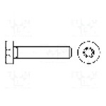 Surub M5, oţel, lungime 20mm, cap rotund, pas filet 0.8, BOSSARD - 1146084