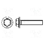 Surub M5, oţel, lungime 8mm, hexagonal, pas filet {{Pas filet}}, BOSSARD - 3059358