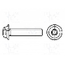 Surub M5, otel inoxidabil A2, 12mm, cap buton, BOSSARD, 3060960