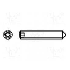 Surub M5, otel inoxidabil A2, 6mm, cap fara cap, BOSSARD, 1236849