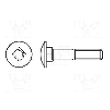 Surub M5, otel inoxidabil A2, lungime 50mm, buton, pas filet 0.8, BOSSARD - 1143816 Surub M5, otel inoxidabil A2, lungime 50mm, buton, pas filet 0.8, BOSSARD - 1143816