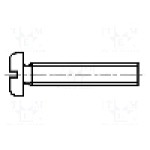 Surub M5, poliamida, 12mm, cap rotund, BOSSARD, 1402234