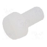 Surub M5, poliamida, lungime 10mm, cap rotund, pas filet 0.8, DREMEC - 8G201V50138 Surub M5, poliamida, lungime 10mm, cap rotund, pas filet 0.8, DREMEC - 8G201V50138