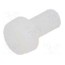 Surub M5, poliamida, lungime 10mm, cap rotund, pas filet 0.8, DREMEC - 8G201V50138 Surub M5, poliamida, lungime 10mm, cap rotund, pas filet 0.8, DREMEC - 8G201V50138