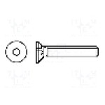 Surub M6, otel, 10mm, cap ingropat, BOSSARD, 1202286