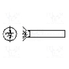 Surub M6, oţel, 40mm, cap ingropat, BOSSARD - 1538403