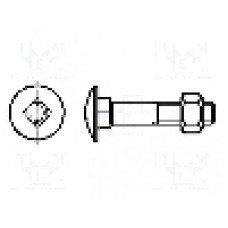 Surub M6, otel, 80mm, cap buton, BOSSARD, 1102362 Surub M6, otel, 80mm, cap buton, BOSSARD, 1102362