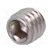 Surub M6, otel inoxidabil A2, 5mm, cap fara cap, BOSSARD, 1235850