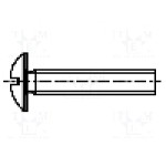 Surub M6, plastic, 50mm, cap buton, BOSSARD, 1384732