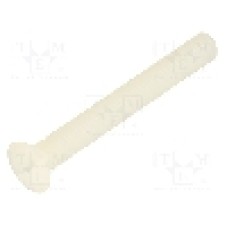 Surub M6, poliamida, lungime 50mm, ingropat, pas filet 1, DREMEC - 8G203V50365